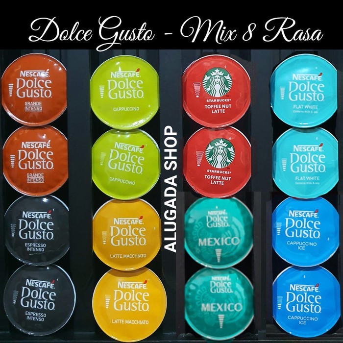 

[PROMO TERBAIK]- Mix 8 Rasa - Kapsul Nescafe Dolce Gusto - Cappuccino Mix