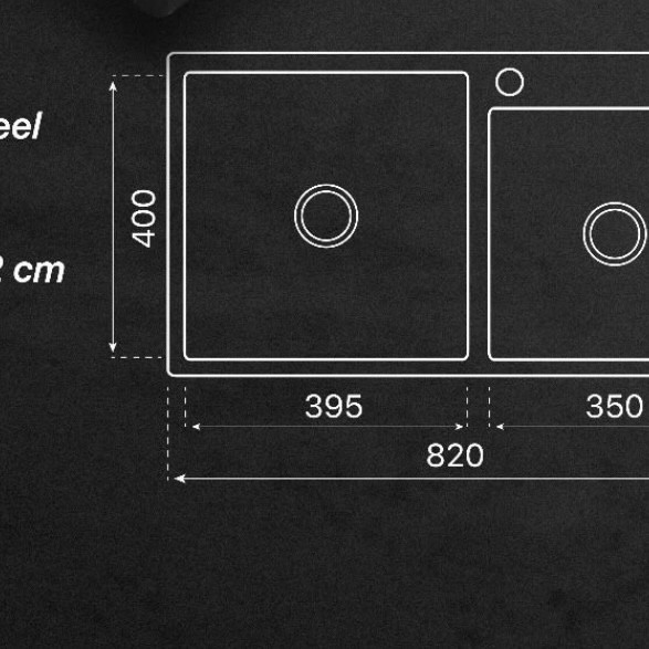 BEST -Kitchen sink Onan 8245 / kitchen sink 8245