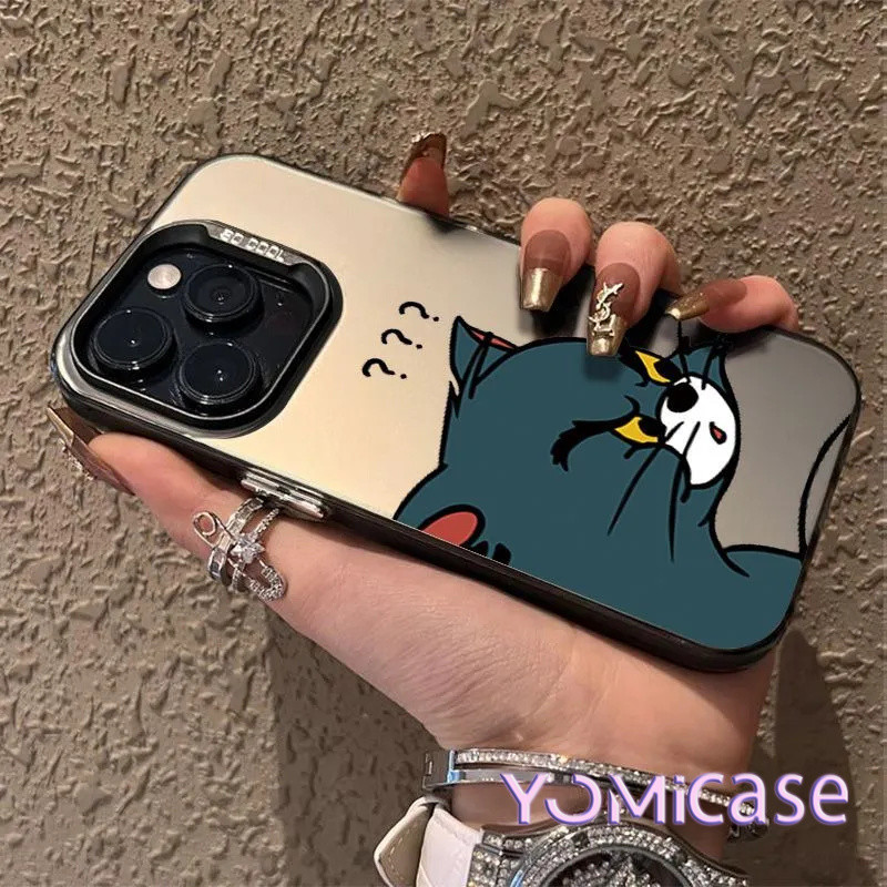 Berlaku untuk Samsung A55 5G Casing Ponsel SamsungA05 A05S A10 A10S A11 Kartun Kucing Tom cat Imut M
