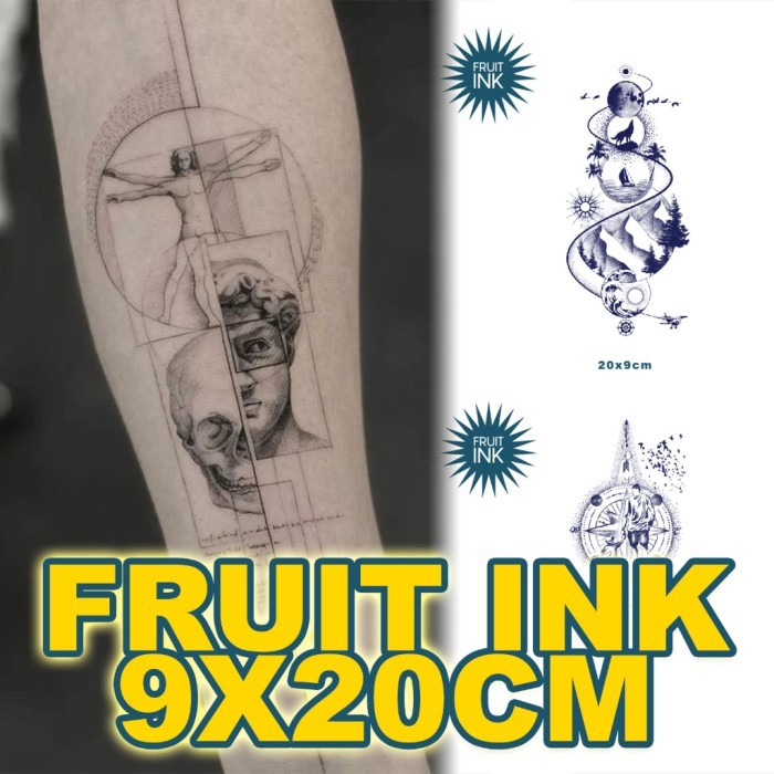 POTATOO FRUIT INK 9X20 TATO TEMPORER - DAVINCI CODE