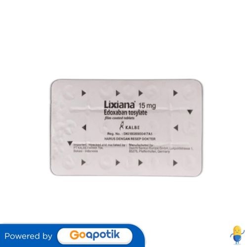 Lixiana 15 Mg Strip 14 Tablet