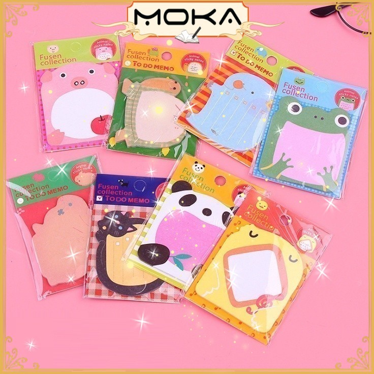 

MOKA STICKY NOTE MOTIF ANIMAL / STICKY NOTES KERTAS ANIMAL / STICKY NOTES KARTUN MKA03