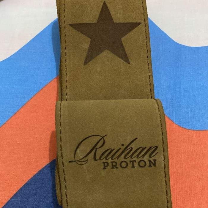 Strap Gitar 100 Kulit Asli Leather Laser Custom - POLOS