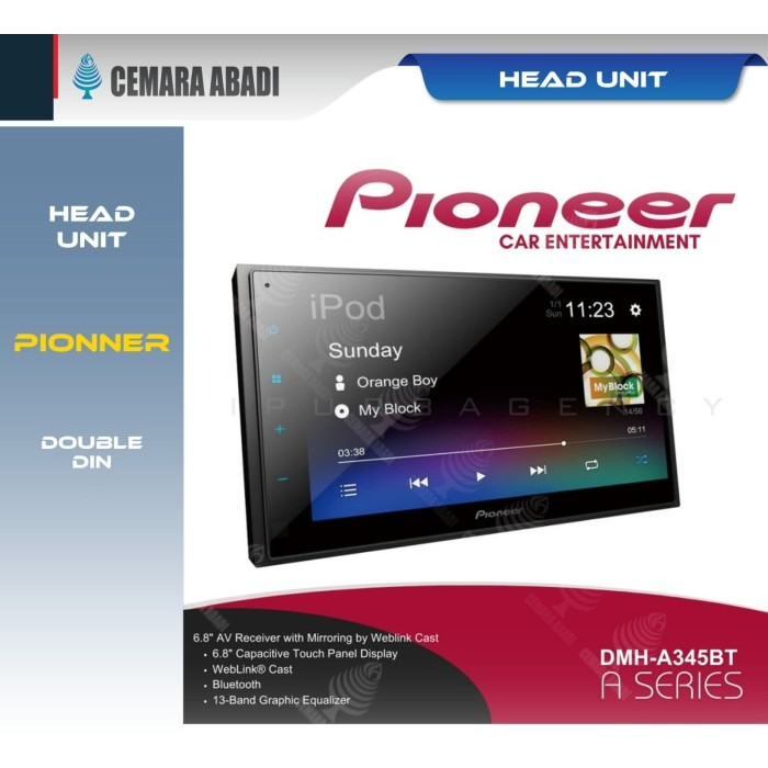 HEADUNIT DMH-A345 BT PIONEER