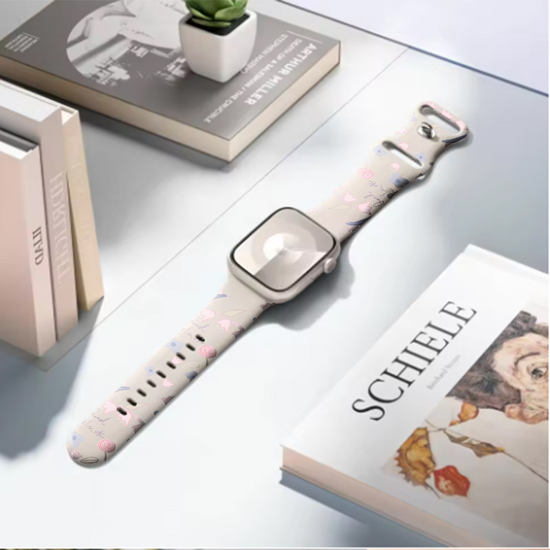 Tali jam tangan benang sari cocok untuk Apple Watch 1 Series 2 Apple Watch Series 3 Apple Watch Seri