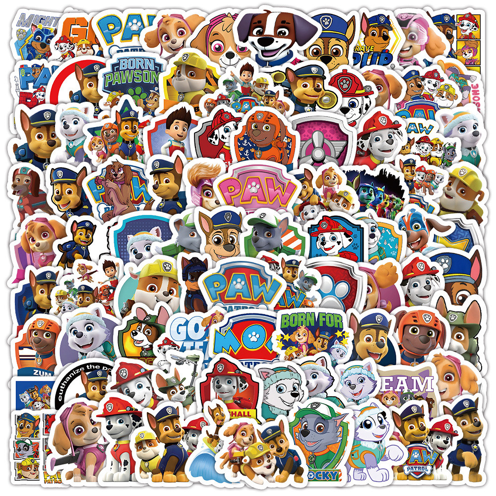

10/50/100PCS Cute Cute PAW Patrol Anime Stickers Decoration DIY Phone Notebook Suitcase Laptop Fridge Graffiti Cartoon Sticker