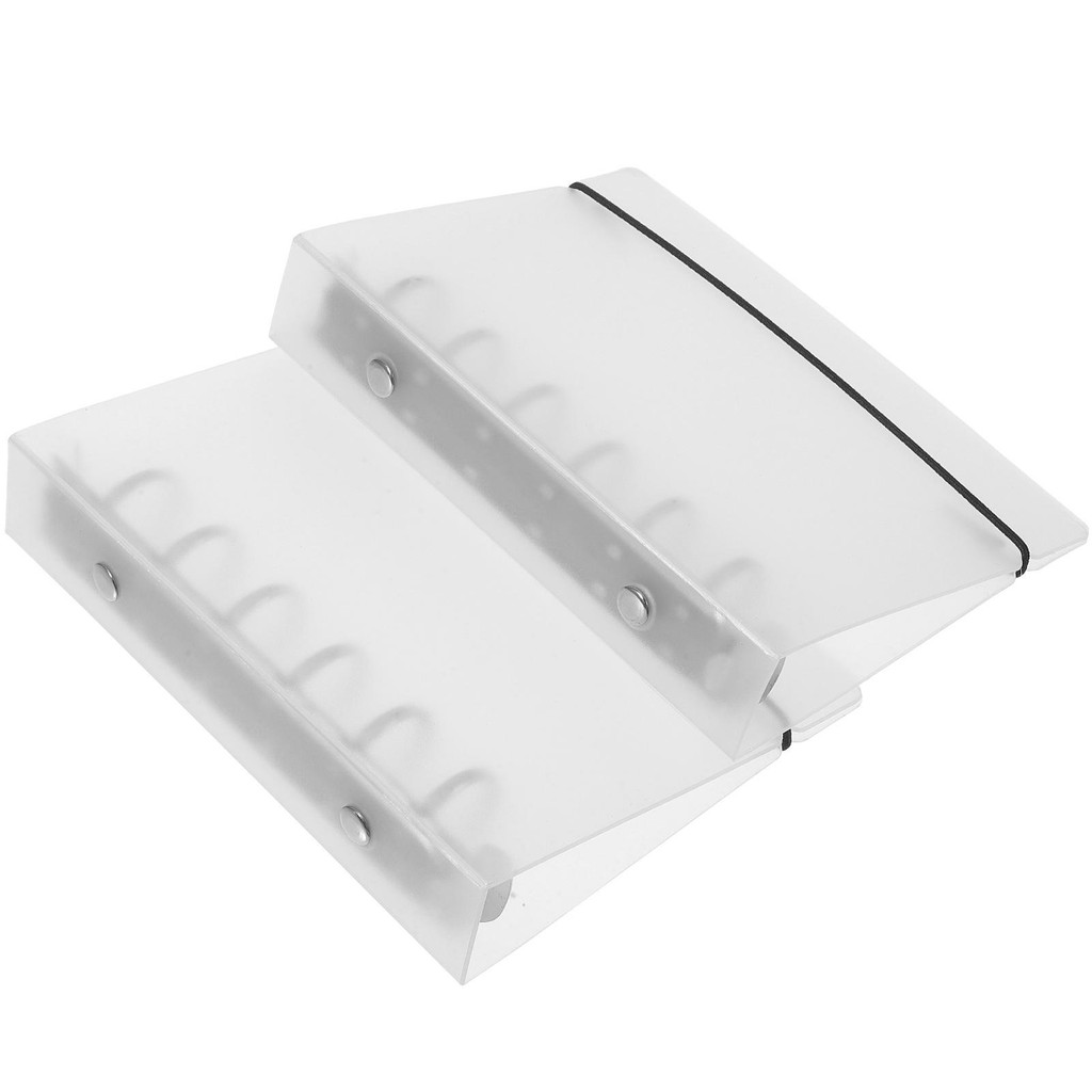 

2pcs Metal Cover Blinder Cover Kawaii Kawaii A5 Binder Notebook Planner Clear Binder Loose Leaf Office Storage