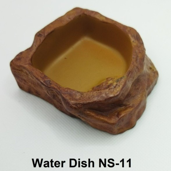 Water Dish Reptile Snake Gecko Bearded Dragon Resin NOMOY NS-11 Tempat Minum Kecil BD Corn Snake Gec