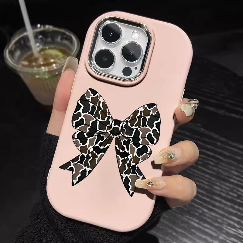 Case Hp For Samsung A32 5G A34 M32 Oval Metal Lens Girly Bowties Softcase Silikon