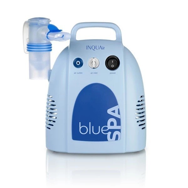 GEA Nebulizer Inquair BlueSPA Compressor Alat Uap Bantu Nafas