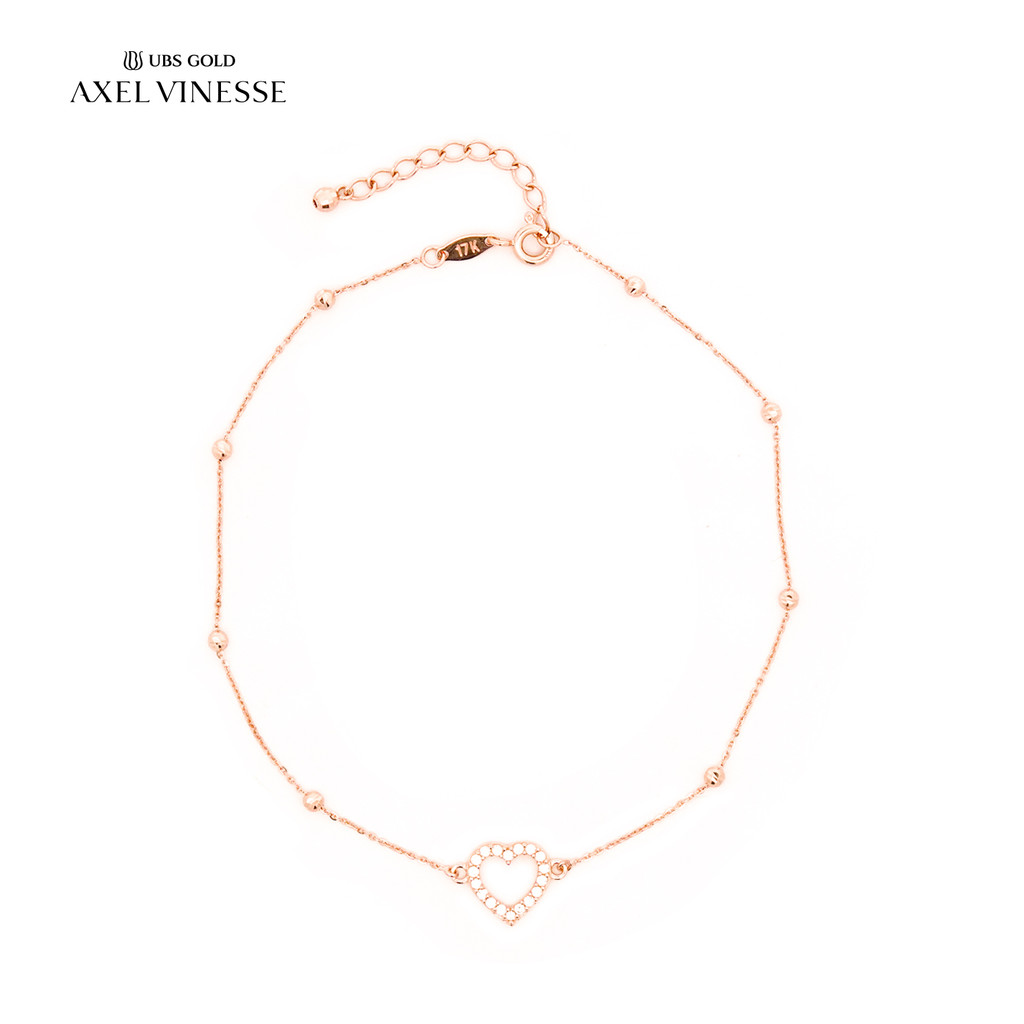 UBS Gold Gelang Kaki Emas Millie Molly - Kgv6988 - 17K