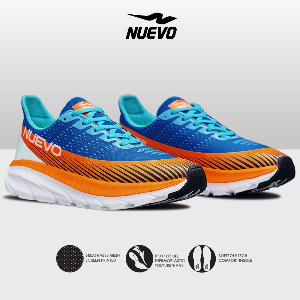 NUEVO - Sepatu Olahraga Lari Pria Nuevo Dexter Sneakers Olahraga Running