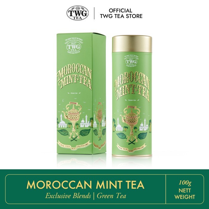 TWG Tea ǀ Moroccan Mint Tea, Haute Couture Tea Tin, 100g