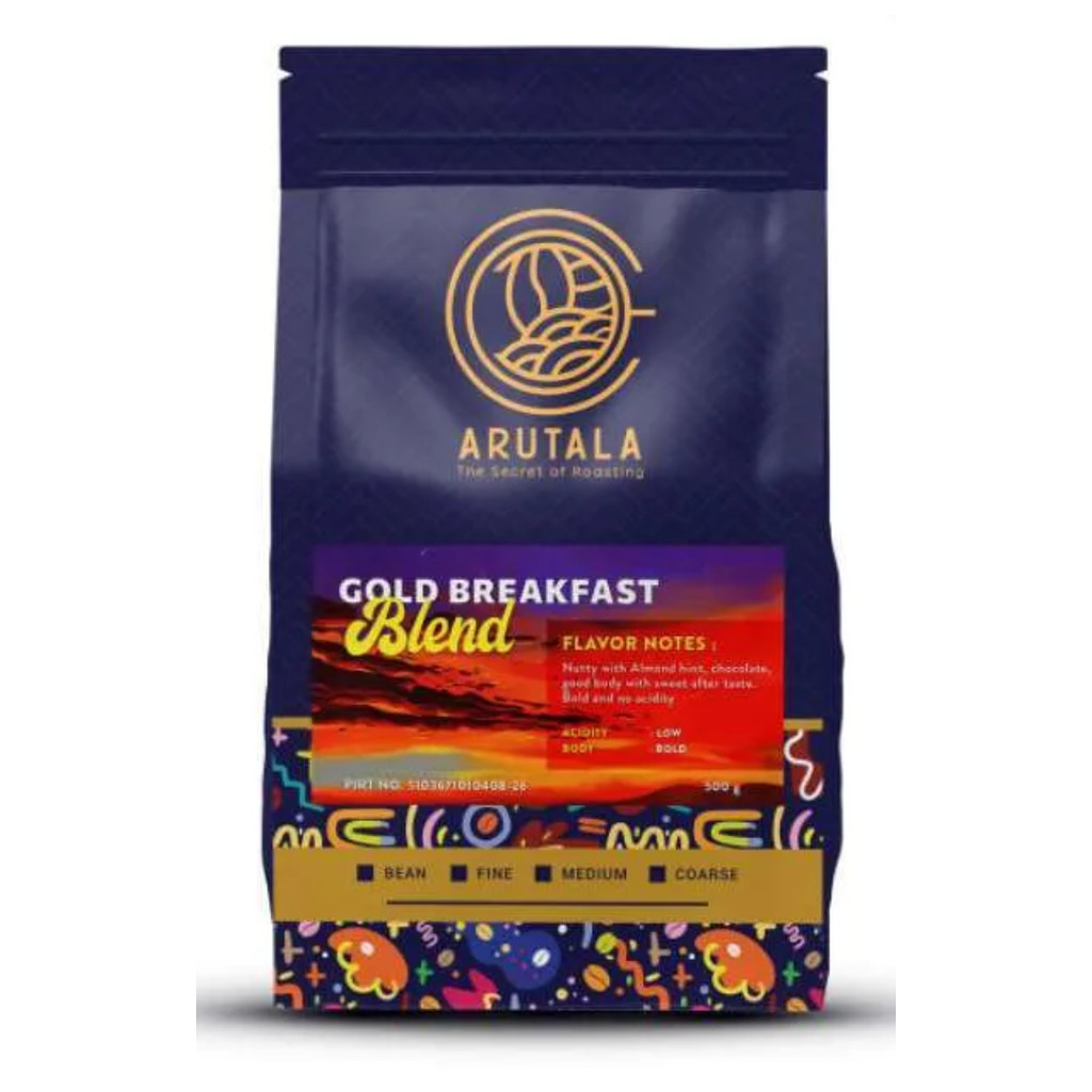 

ARUTALA Kopi Gold Breakfast Blend 500g - Medium/Giling Sedang