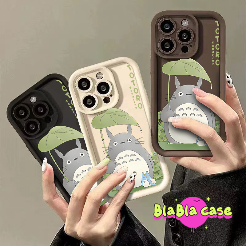 VIVO Case Kartun Ghibli Totoro Case Telepon Cocok Untuk For VIVO Y17 Y02S Y20 Y21 Y21S Y22 Y22S Y28 