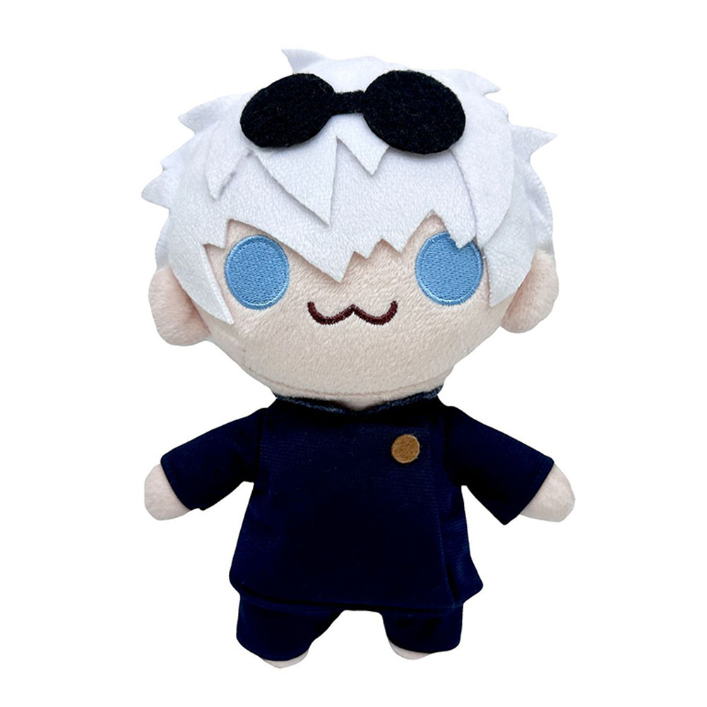 Hot selling JJK Anime Plush dolls Satoru Gojo plushies cute Cotton Cosplay Toy room Soft Pillow deco