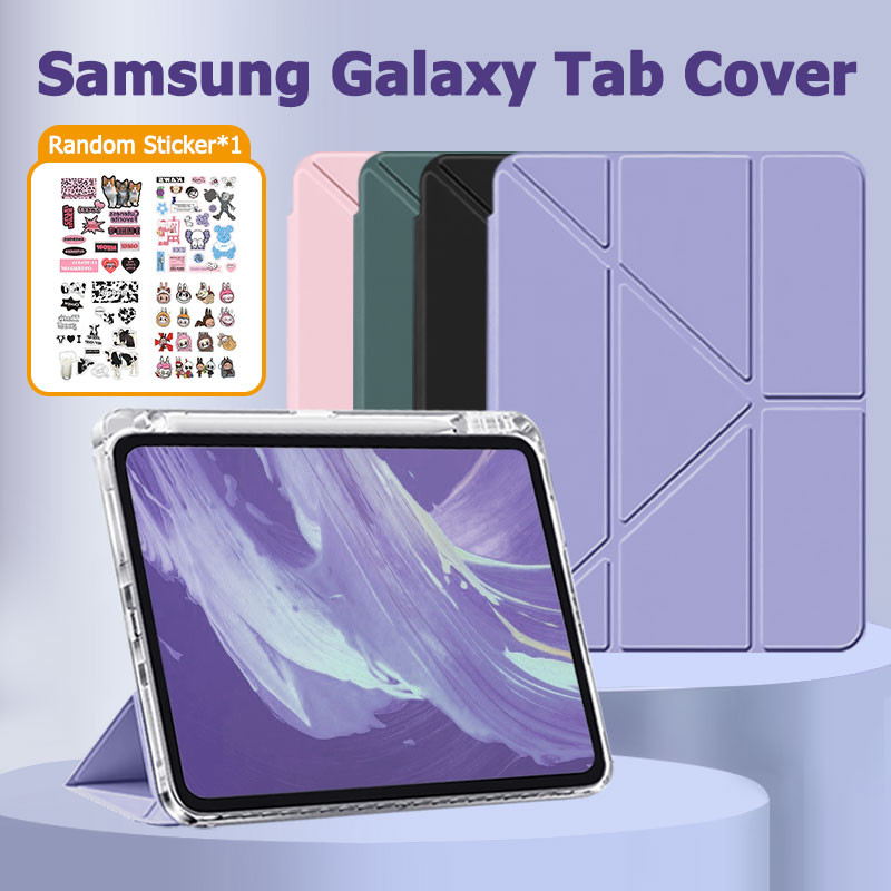 Magnetic Case Samsung Foldable Akrilik Flip Casing For Samsung Tab A9/A9+/A8/S7/S8/S9/S9+ Protective