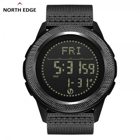 Sky88 NORTH EDGE C-NEXUS Digital Watch Nylon Strap With Compass Waterproof