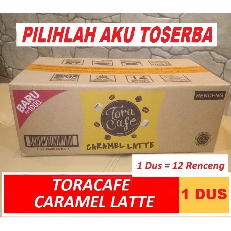 

Torabika Tora Cafe CARAMEL LATTE 19 gr x 10pcs (HARGA 1 DUS)