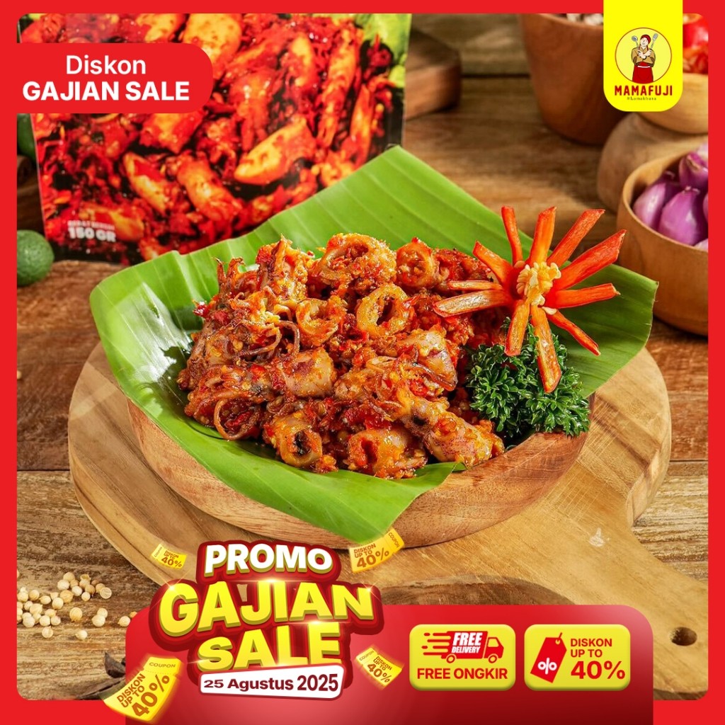 

New Mamafuji - SAMBAL CUMI Pedas GurihPremium
