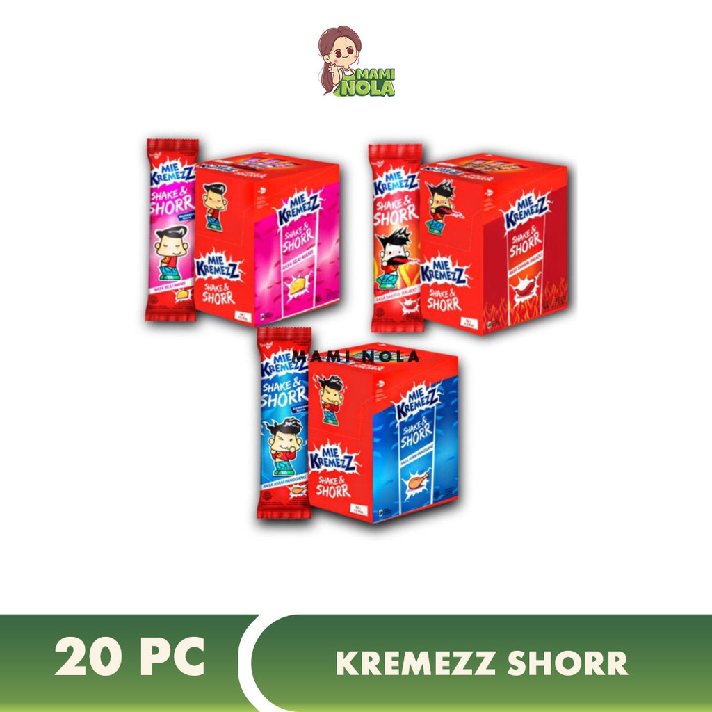 

Shorr Mie Kremez 1 Box Isi 20 pcs Aneka Rasa