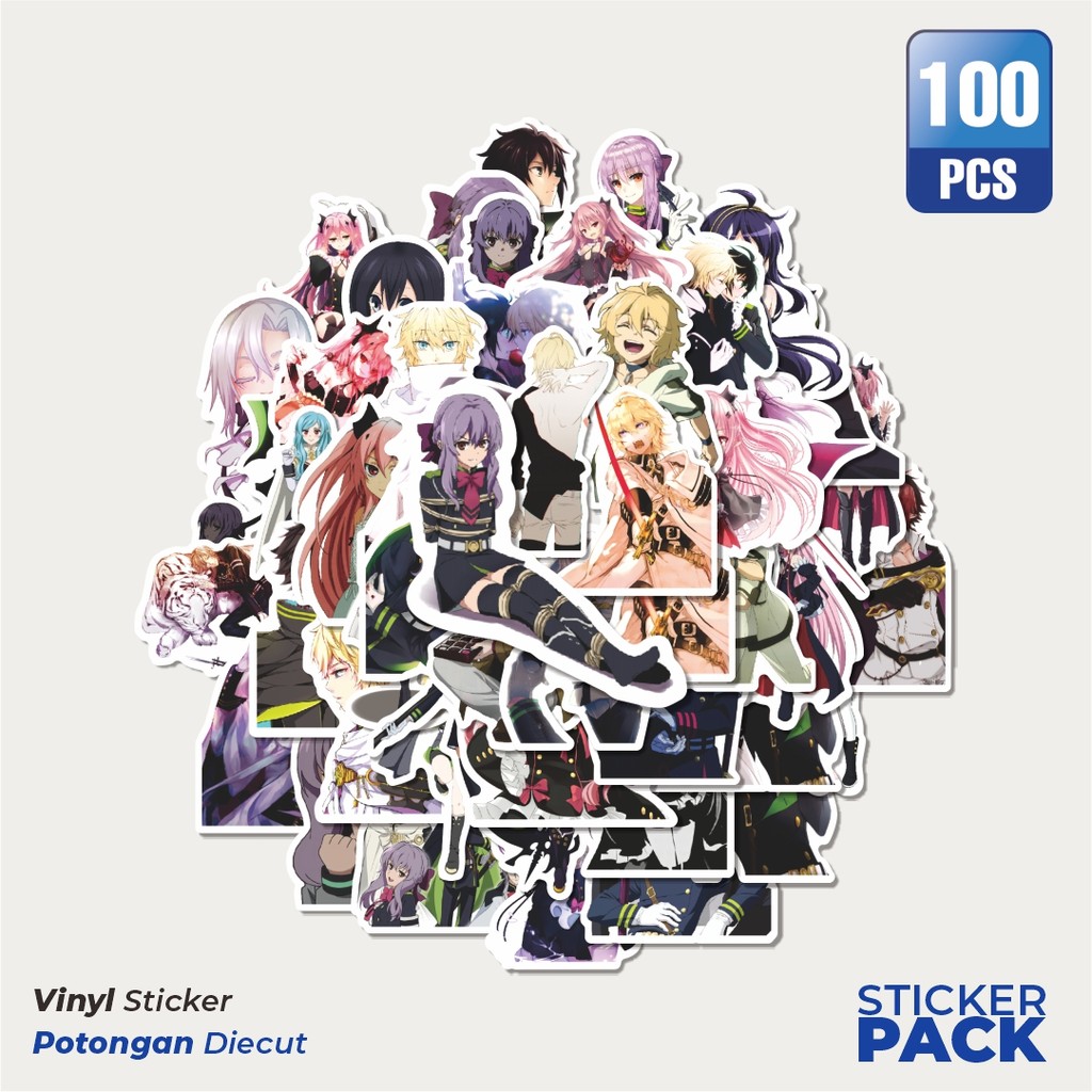 

Stiker Vinyl Stiker Anime Seraph of the End Char Mix 2 Waterproof Aesthetic- Untuk Laptop, Motor, dan Helm - Paper Stationery Pack