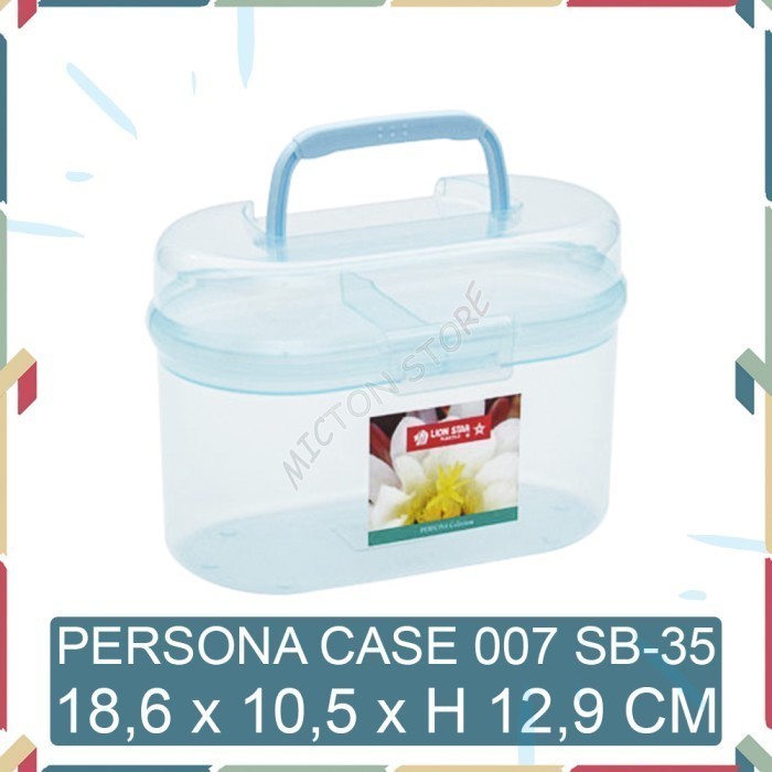 HOMTON Lion Star Kotak Kosmetik Box Serbaguna Persona Case 007 SB-35 1 LionStar Plastik Berkualitas 