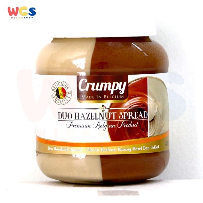 

New Arrival Selai Crumpy Duo Hazelnut Spread 400 gr - Selai Kacang Coklat