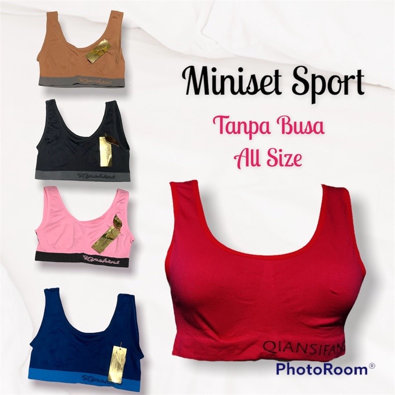 MINISET BRA ANAK - REMAJA - DEWASA / MINI SET BH  SPORT IMPORT || SPORT BRA RAJUT