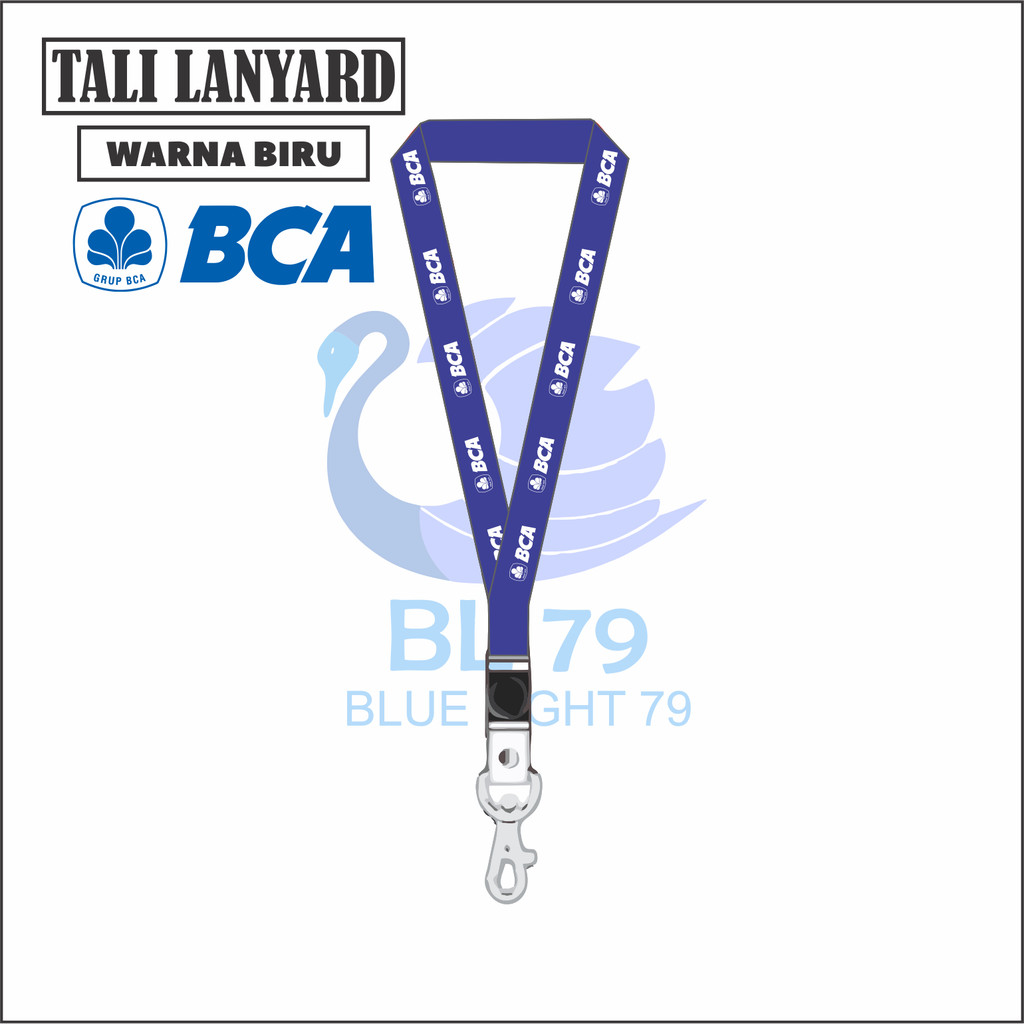 

TALI LANYARD BANK BCA - TALI GANTUNGAN BCA BANK CENTRAL ASIA - TALI ID CARD GANTUNGAN KUNCI GANTUNGAN FLASHDISK GANTUNGAN NAMETAG TALI LANYARD BEST SELLER COD