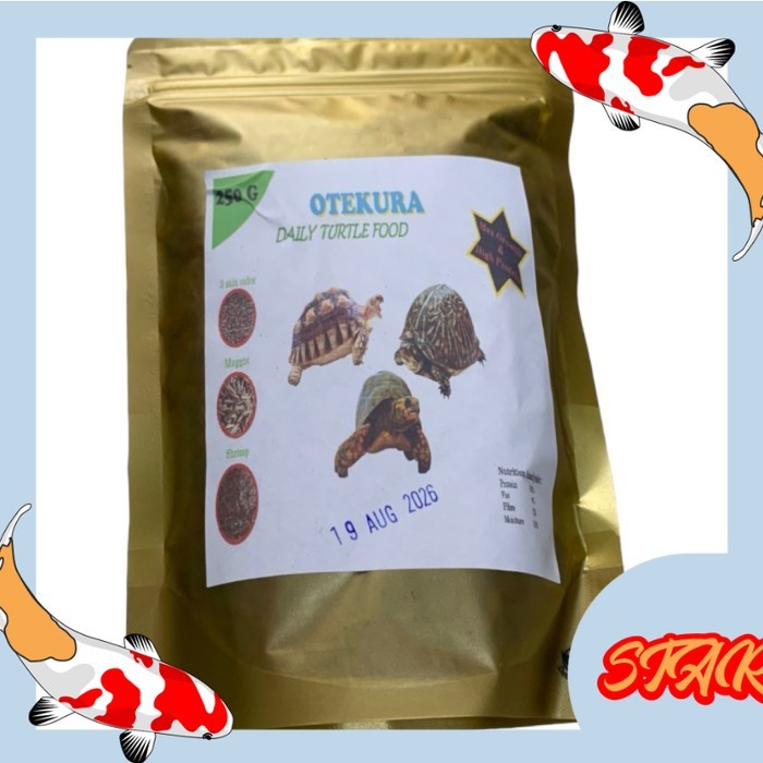 makanan kura kura OTEKURA 250 GR brazil monbi ambon damer cst aligator