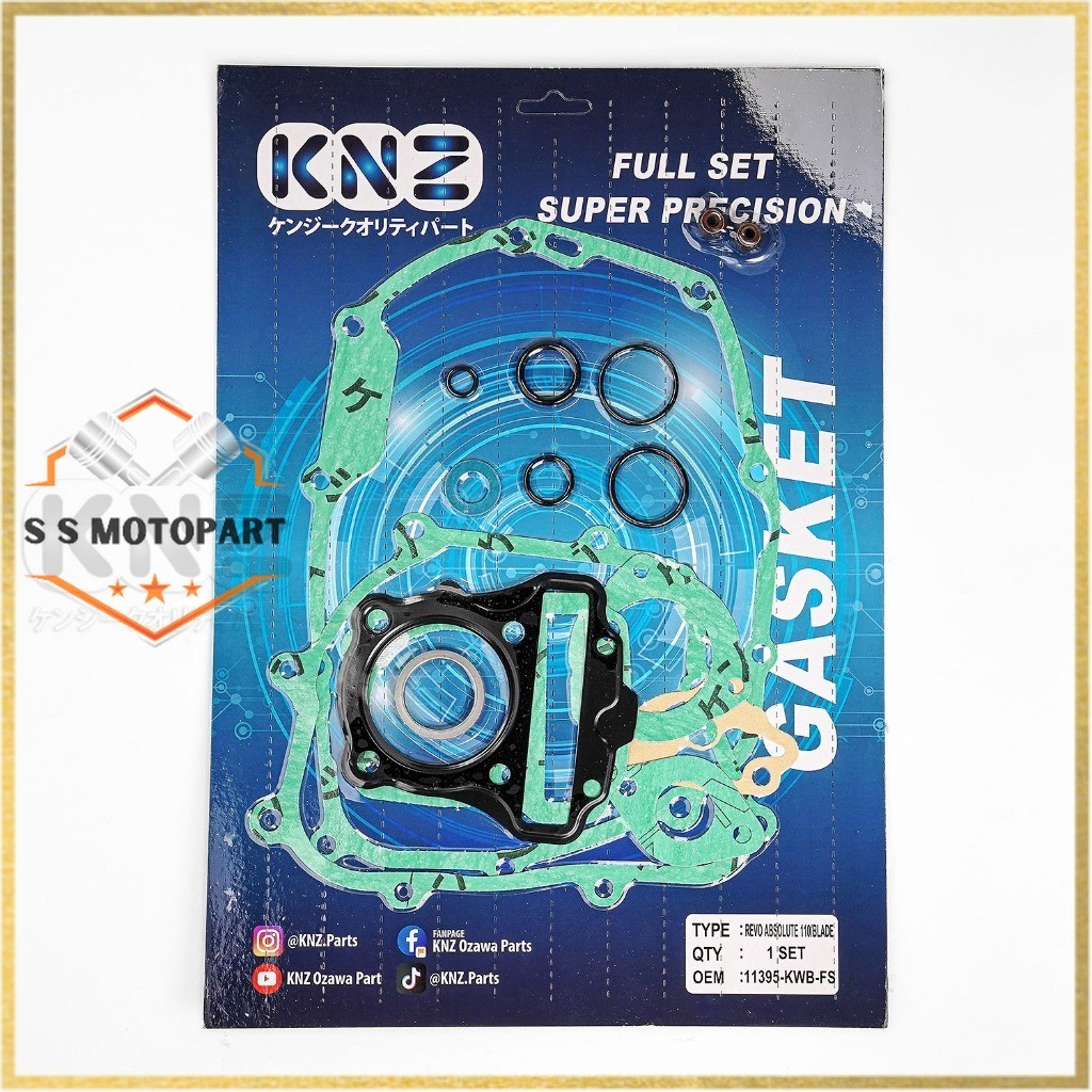 Paking Gasket Full Set  KARISMA / KIRANA Merk KNZ