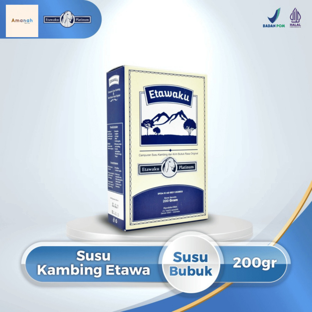 

Etawaku Platinum Paket 1 Box Susu Kambing Solusi Masalah Paru Paru Sendi dan Tulang Original Asli
