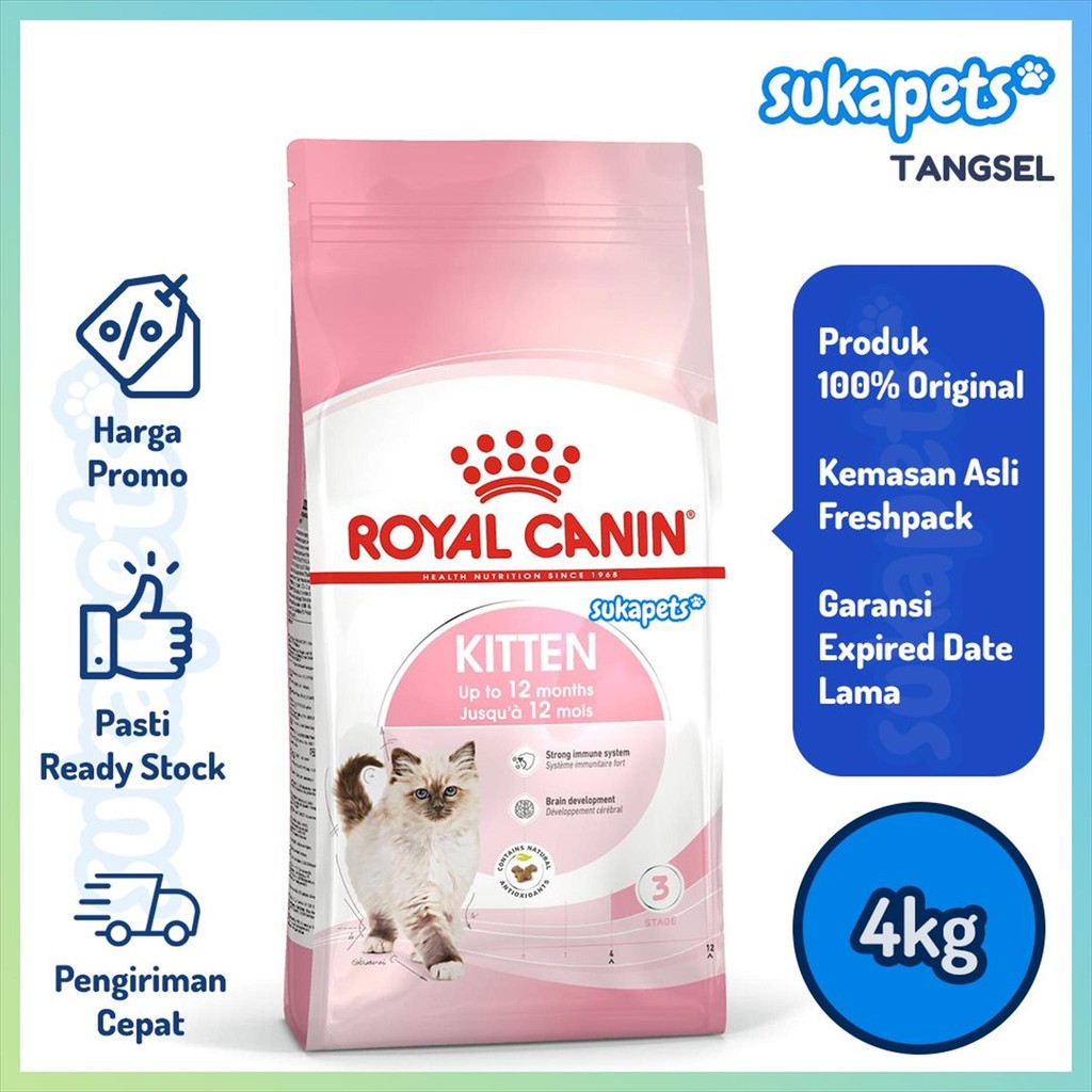 Royal Canin Kitten Makanan Anak Kucing 4kg