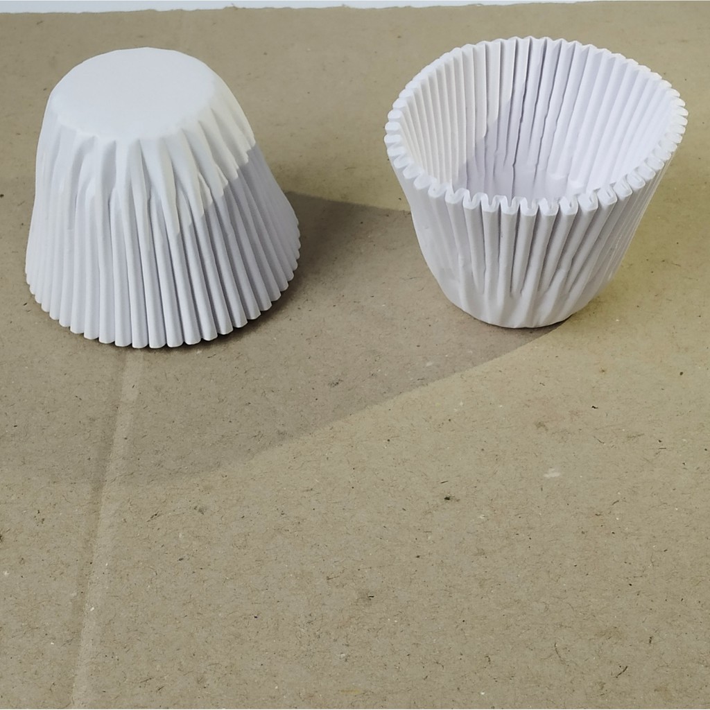 

Paper Cup Case Lotus / Kertas Bolu Kukus Besar White isi 500pcs
