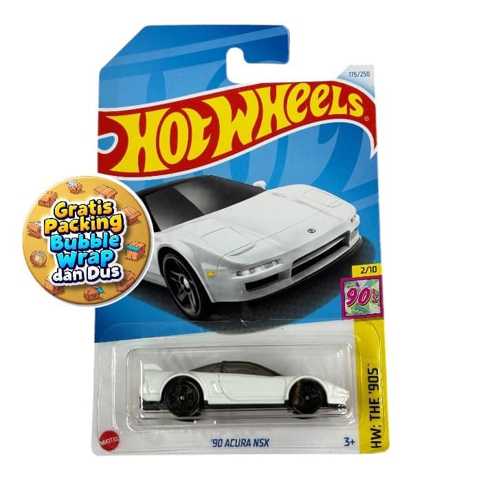 RB Hotwheels 90 Acura NSX Putih Lot Q 2024