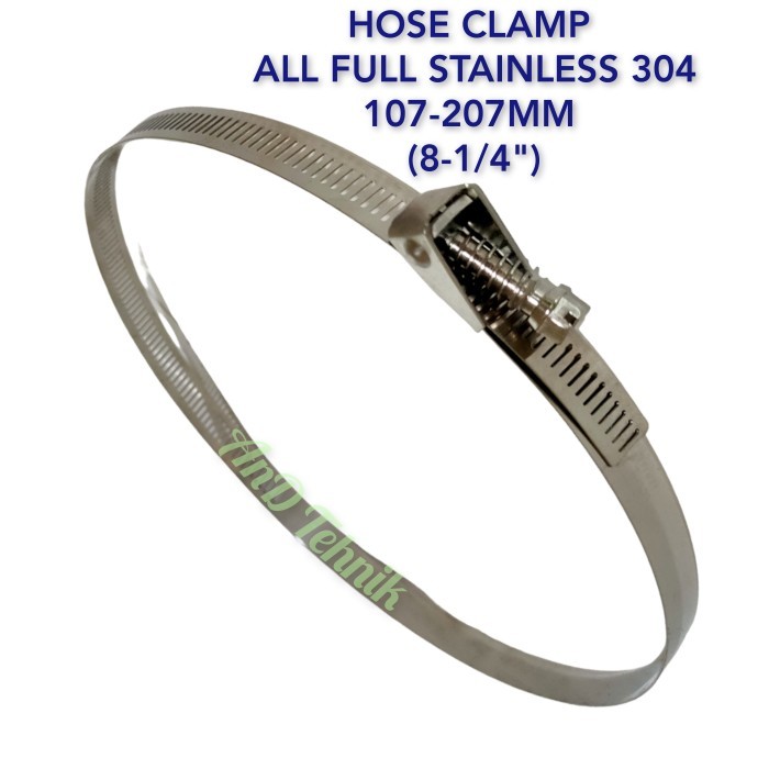 Klem Selang / Hose Clamp  8-1/4 Inch All Full Stainless  SUS 304