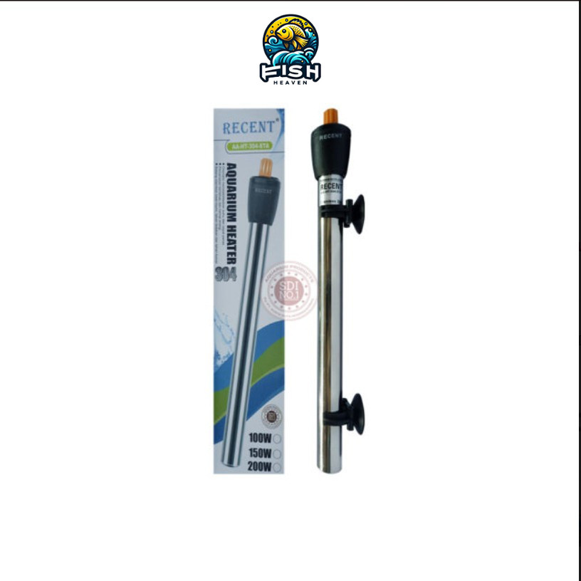 Heater Aquarium Kolam Stainless Ikan koi Koki Louhan Arwana 25w 50w 75w 100w Fish Heaven