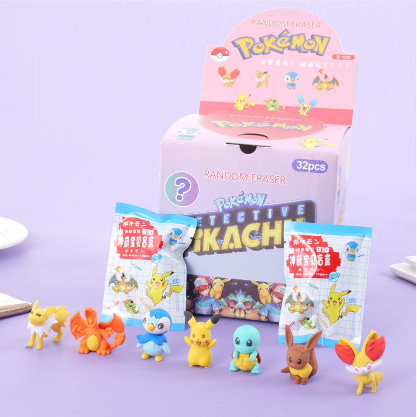 

Penghapus Mystery Bag / Cute Eraser Blind Bag / Mystery Box Penghapus Motif Sanrio Pokemon - OS0361