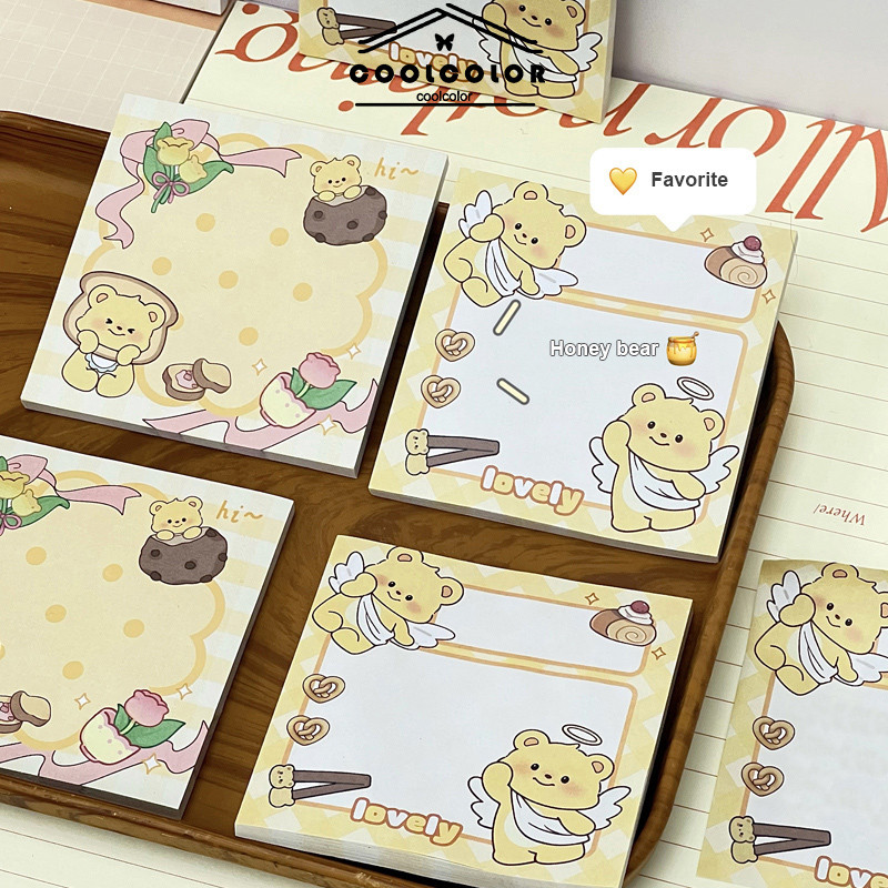 

COD❤️Catatan Tempel Beruang Mentega Lucu Catatan Tempel Gaya Ins Catatan Tempel Buku Besar Tangan Catatan Siswa-CL