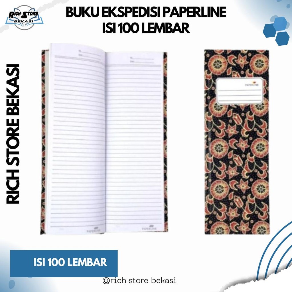 

BUKU EKPEDISI/BUKU CATATAN HUTANG MERK PAPERLINE 1 PCS ISI 100 LEMBAR