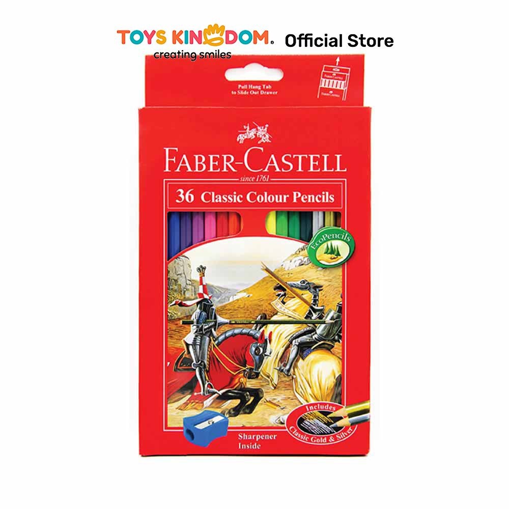 

Toys Kingdom Faber Castell Set 36 Pcs Pensil Warna Classic 115856 Color Pencil Alat Tulis Warna Warni Alat Mewarnai Perlengkapan Sekolah Anak