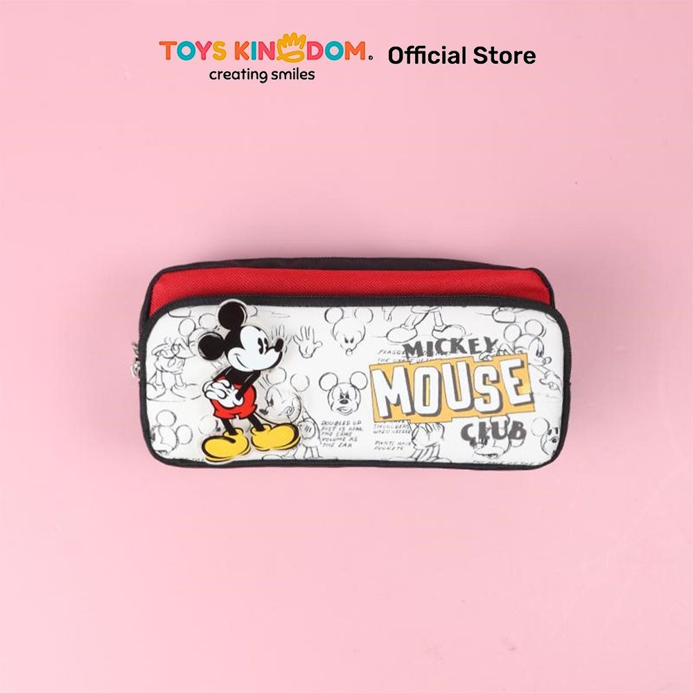 

Toys Kingdom Kiddy Star Ume Tempat Pensil Mickey Mouse Round - Putih Pouch Pensil Pulpen Pencil Case Tempat Alat Tulis Peralatan Tulis Kids School Stationery
