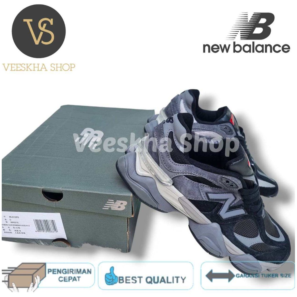 NEW BALANCE 9060 BLK/NEW BALANCE 9060/SNEAKERS PRIA/NEW BALANCE PRIA/SEPATU NEW BALANCE PRIA/NB 9060