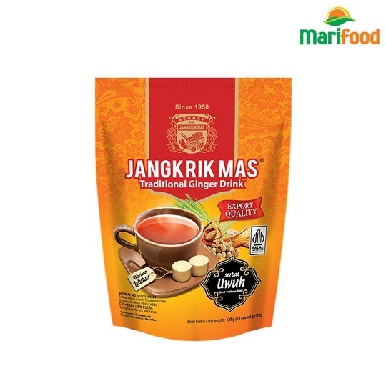 

Minuman Serbat Cap Jangkrik Mas Rasa Uwuh (isi 10 sachet)