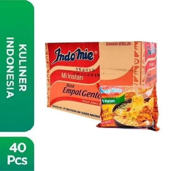 Indomie Empal Gentong / 1 Dus / 40 Pcs