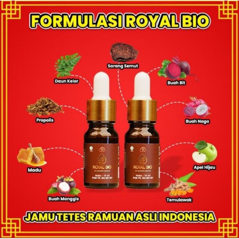 

ROYAL BIO Original 100% Asli Obat Tetes Mengatasi Penyakit Jantung Herbal Ampuh