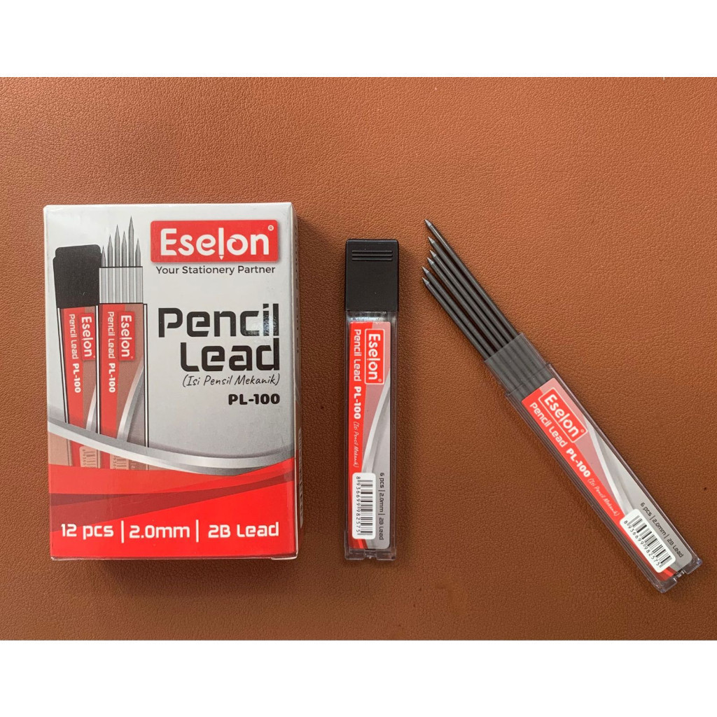 

Refil / Isi Pensil Mekanik 2.0 mm Eselon PL-100 / Refill Pensil 2B