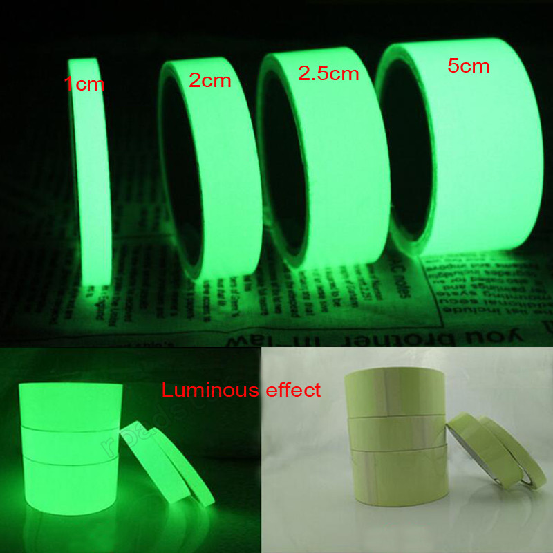 Roadstar Glow In Dark Tape Photoluminescent Luminous Tape Self-adhesive Stage Home Decoration RS-230