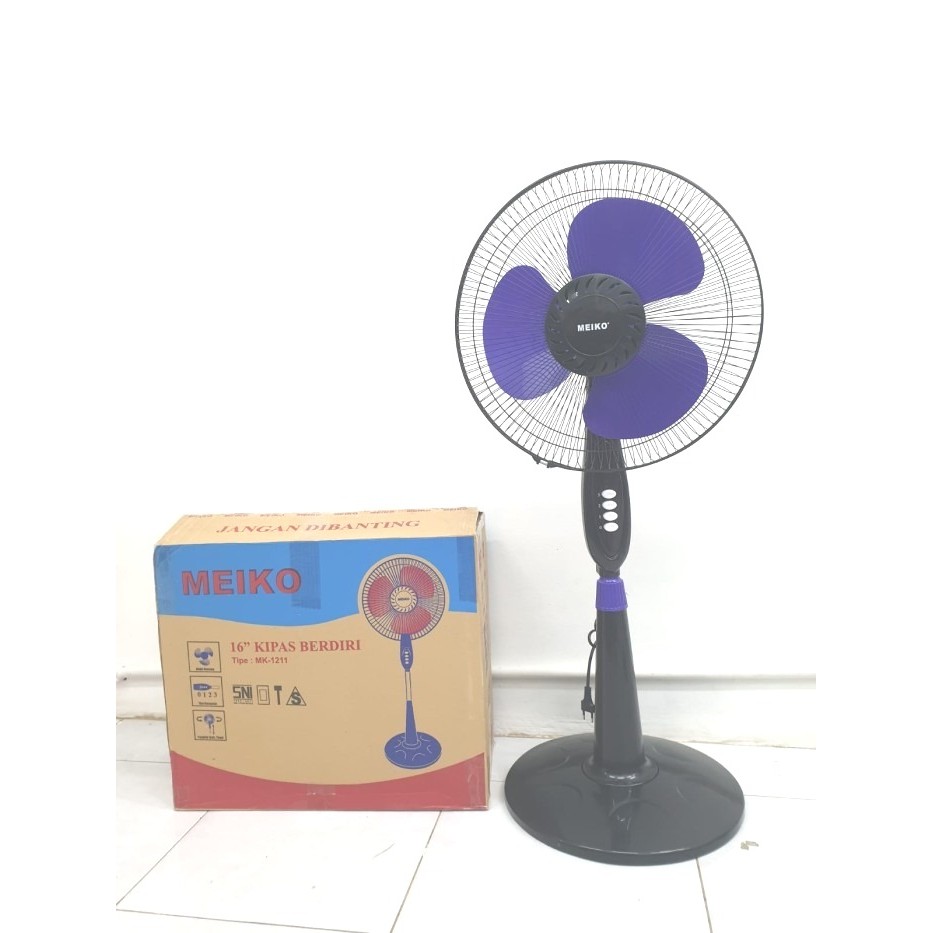 KIPAS ANGIN BERDIRI MEIKO 16IN 16INCH STANDFAN MEIKO KIPAS ANGIN BERKUALITAS